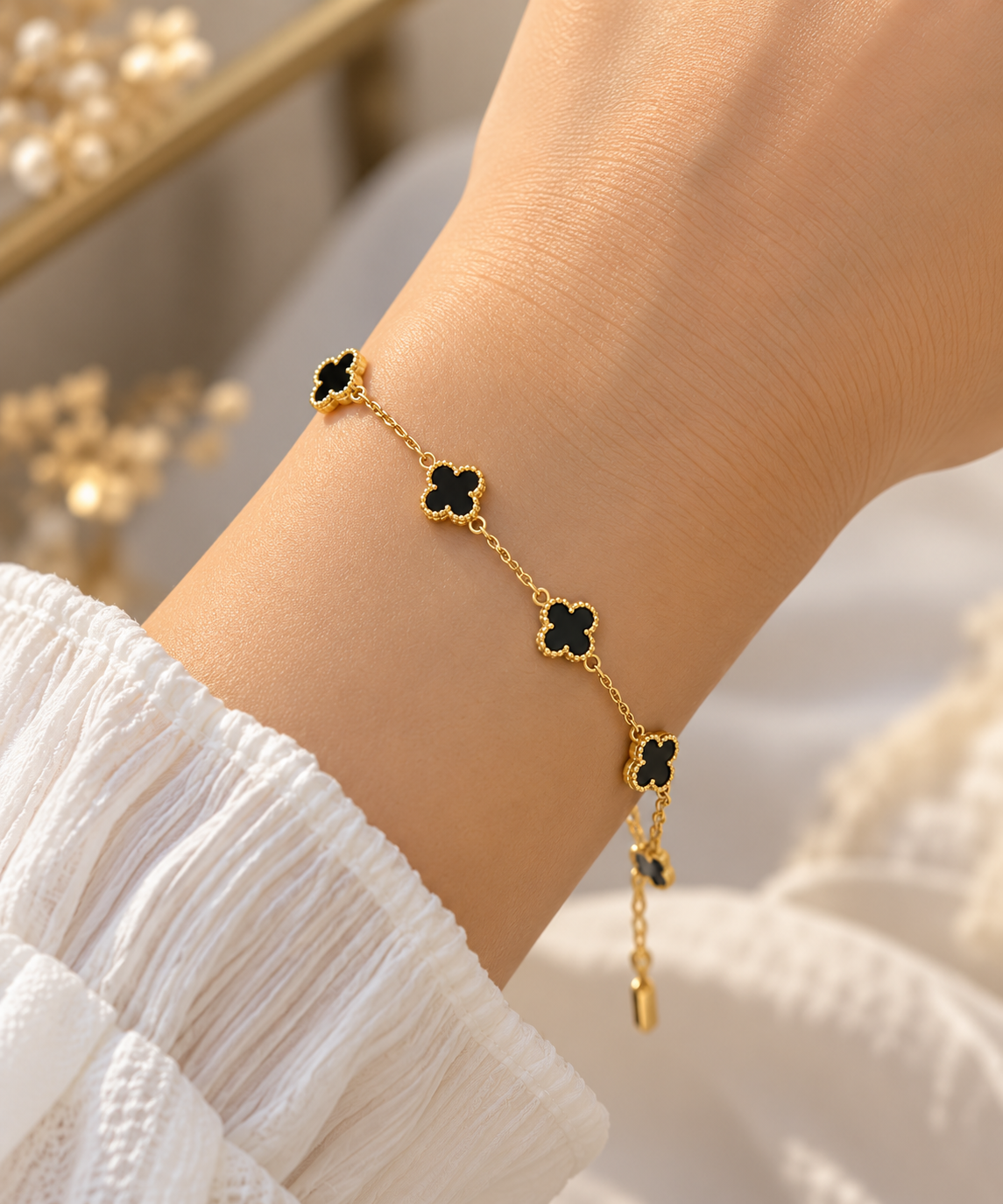 Clover Bracelets - Black