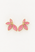 Paradise Leaf Earing- Pink