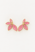 Paradise Leaf Earing- Pink