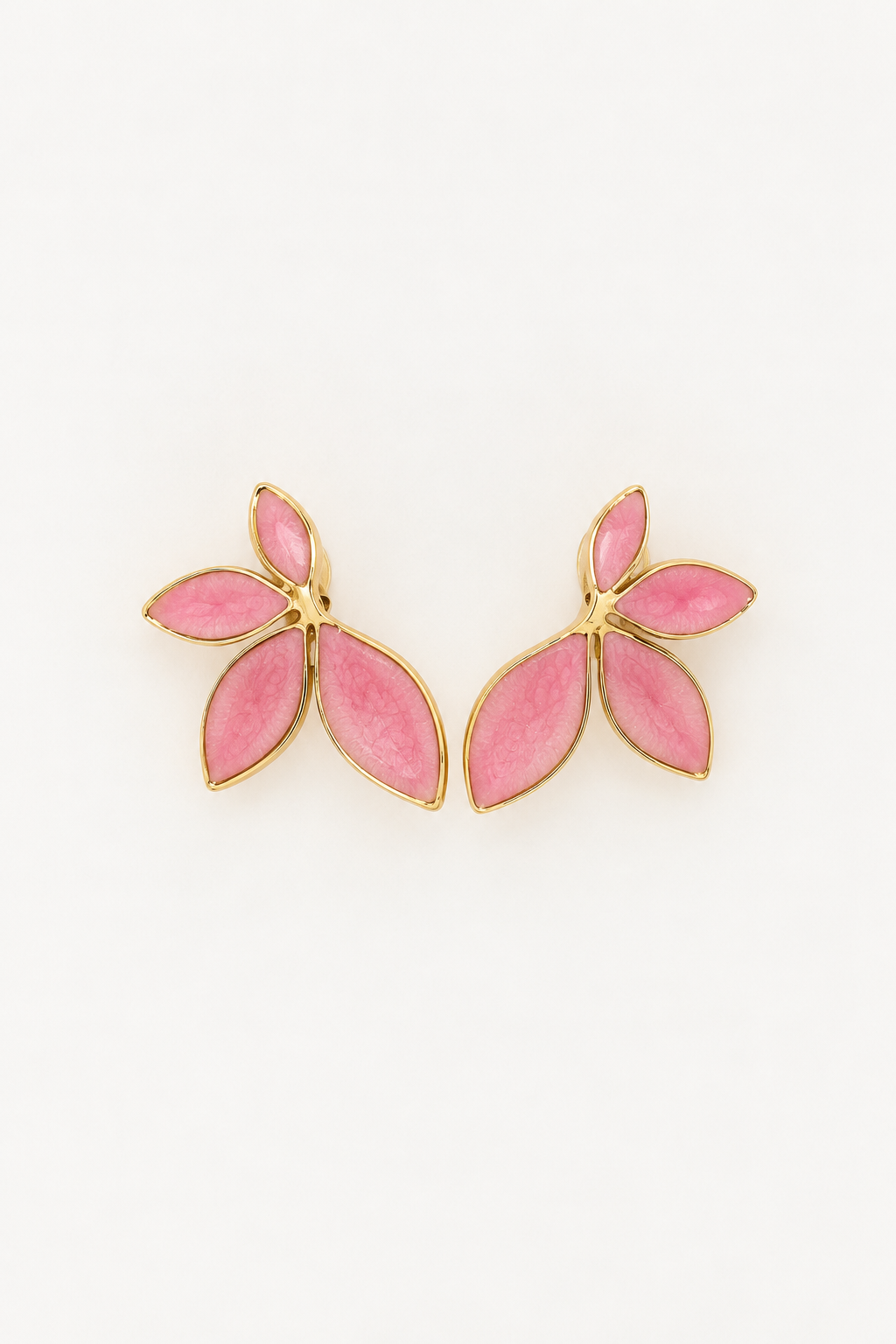 Paradise Leaf Earing- Pink