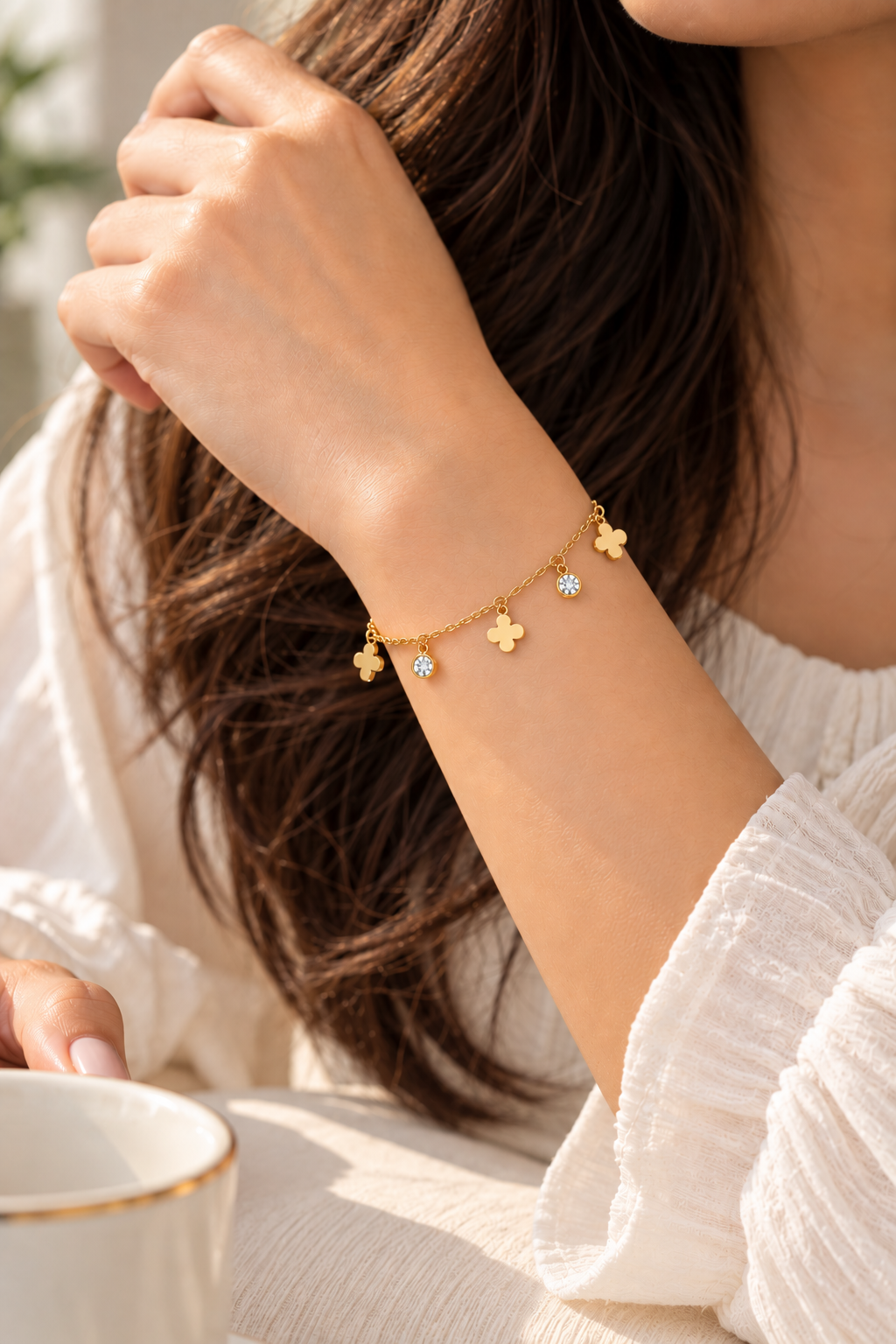 Clover Charm Bracelet