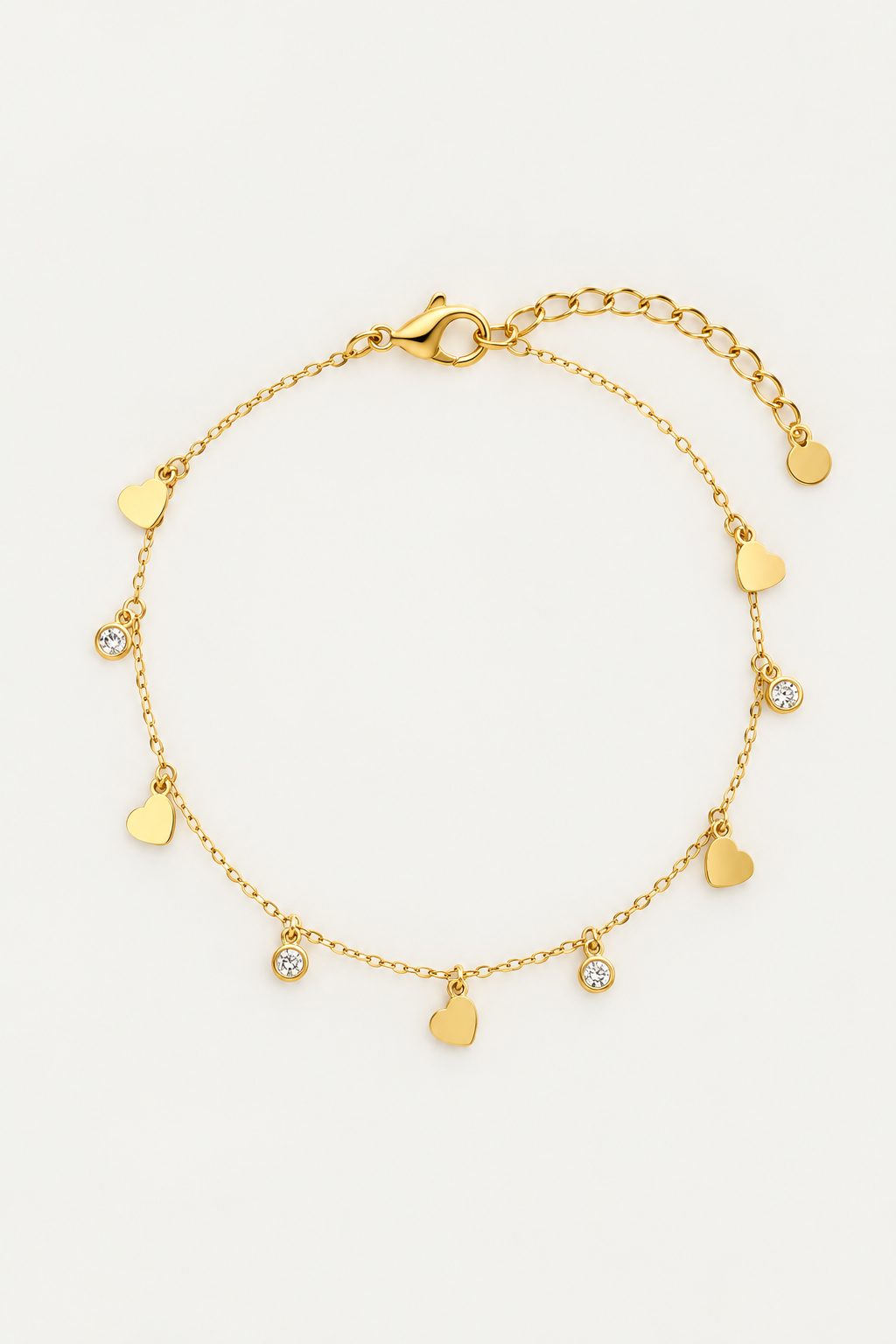 Heart Charm Bracelet
