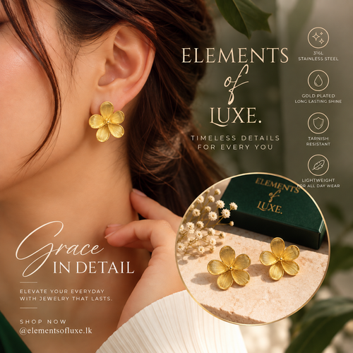 Bloom Éclat Earing - Gold
