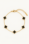 Clover Bracelets - Black